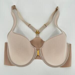 THIRDLOVE Bra Womens 36D 24/7 Classic Full Coverage Racerback Front Closure Cozy